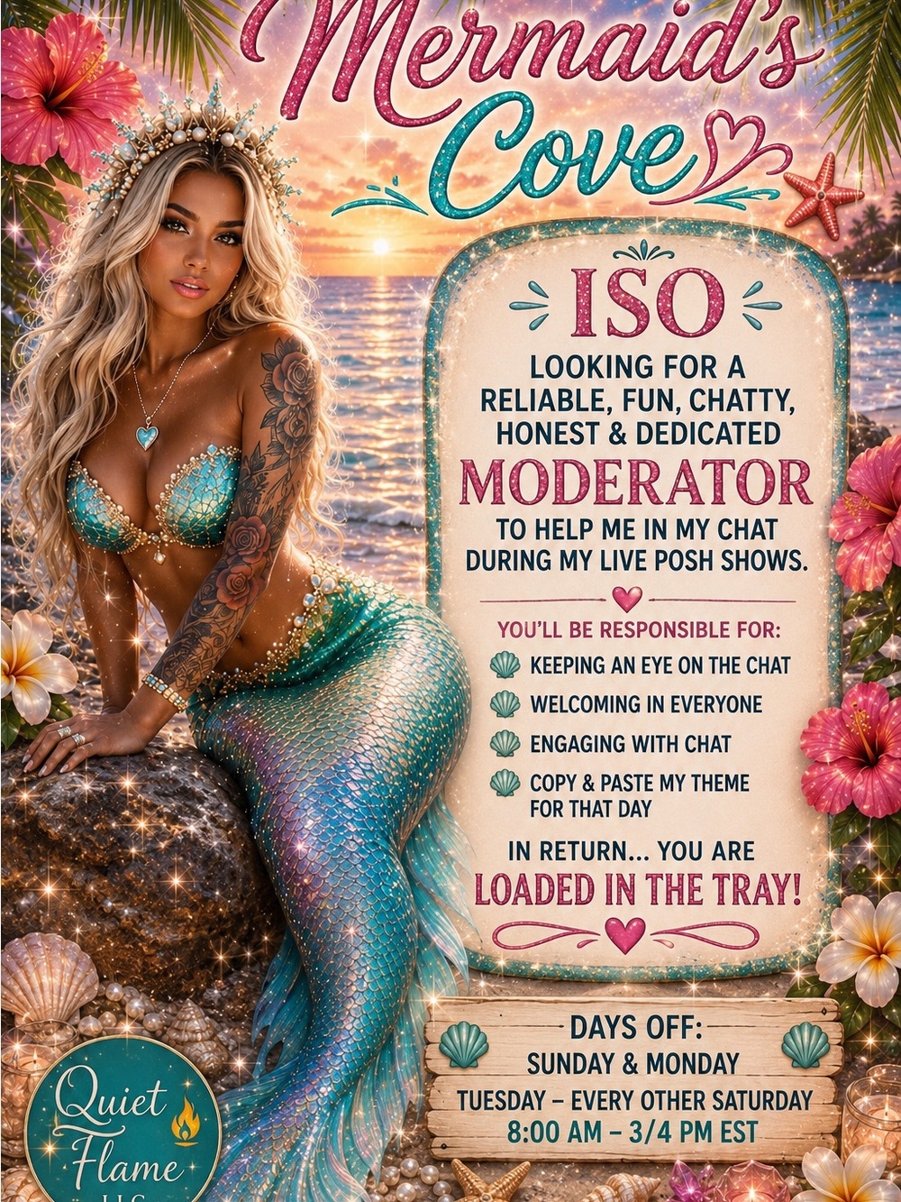 🧜♀️THE MORE U BID THE MORE U GET FUN & MERMAIZING FLYER LIVE 🧜♀️🎢🎉🌟